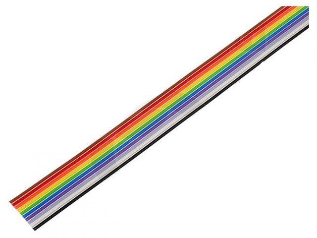 FLCC-10-30-1M.jpg 10W X28AW FLAT RIBBON CABLE X1M - Image 1