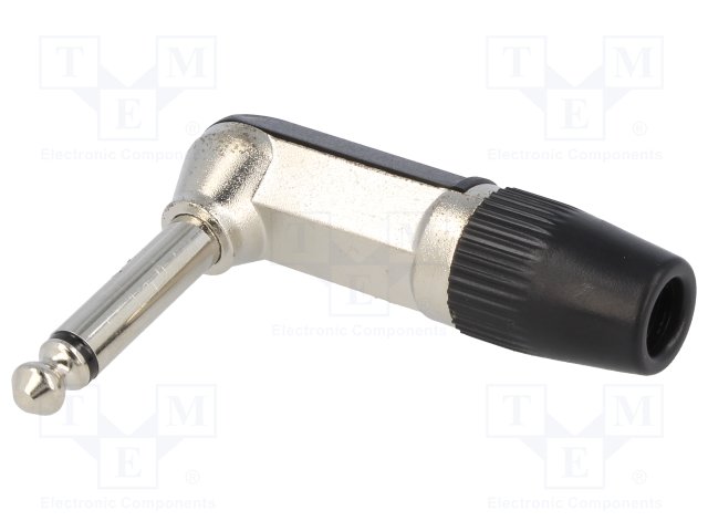 FM1088.jpg PLUG JACK 6.35MM 90° MALE MONO - Image 1