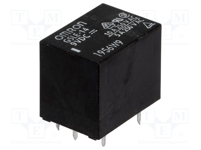 G5LE-14-9.jpg 9VDC 10A Relay electromagnetic 5pin - Image 1