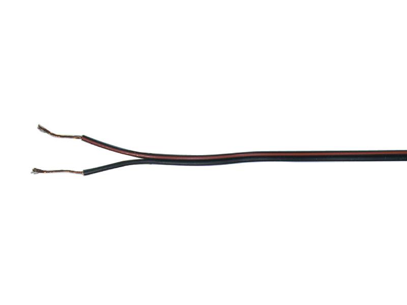 GCYH015-200M.jpg SPEAKER CABLE 2X0.15mm 200M BLACK/RED - Image 1