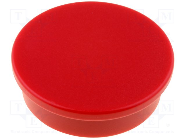 GN53.1-ND-18.jpg Magnet: permanent neodymium H:8mm 10N Ø:18mm 80°C red - Image 1