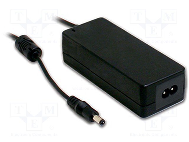 GSM60B18-P1J.jpg 18VDC 3.33A PWR SUP UNIT SWITCHED MODE OUT 5.5/2.1 60W - Image 1