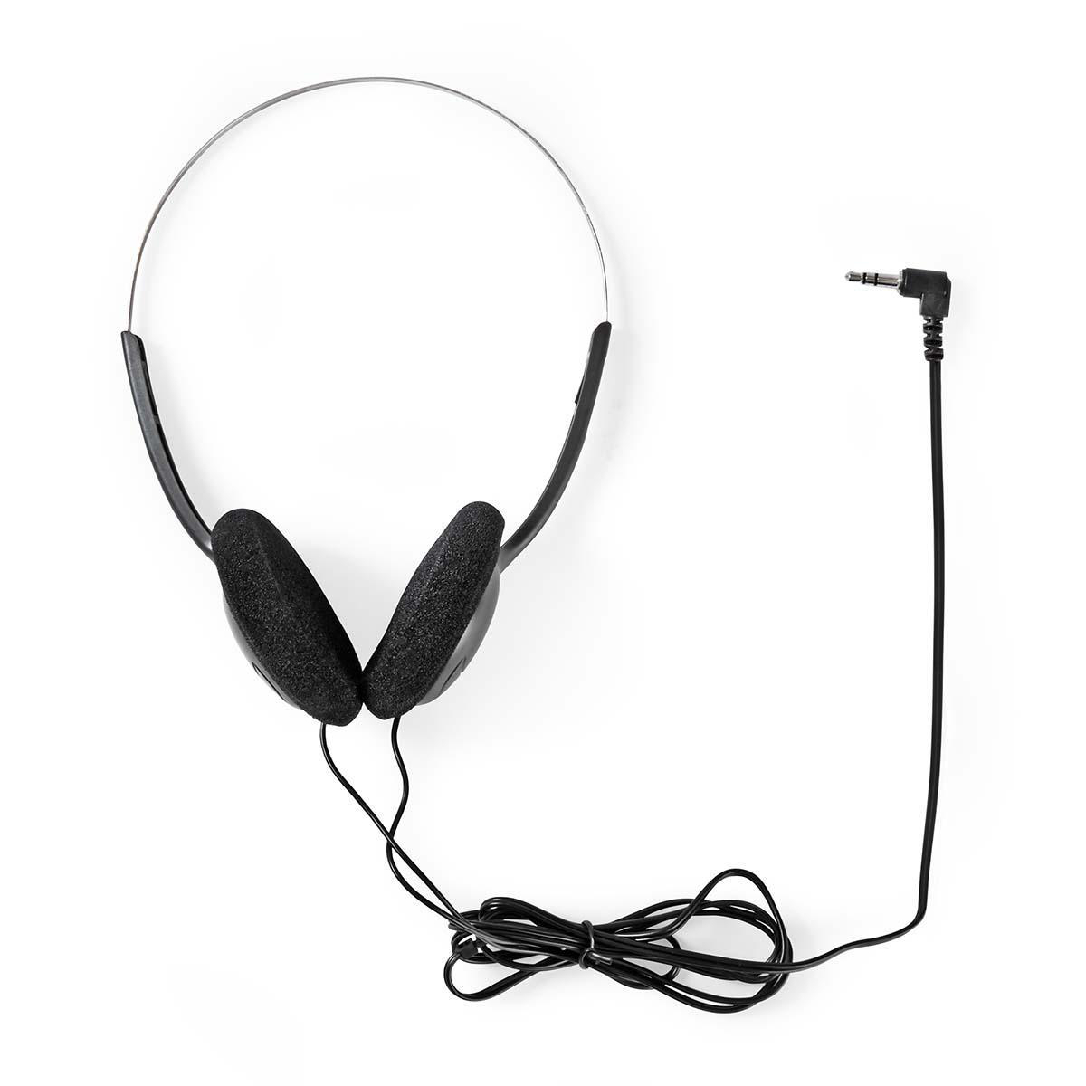 HPWD1101BK.jpg On-Ear Headphones Wired 1.10m Black - Image 1