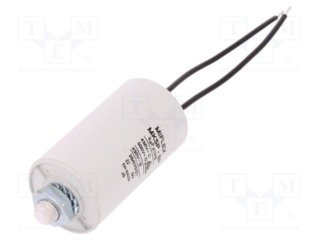 I150V550K-H1.jpg 5MF MOTOR RUN CAPACITOR WITH CABLE - Image 1