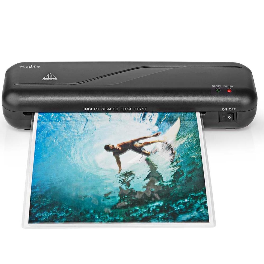 LAMI112BK4.jpg Laminator Hot A4 230 mm/min Auto switch off Mains Powered Black - Image 1