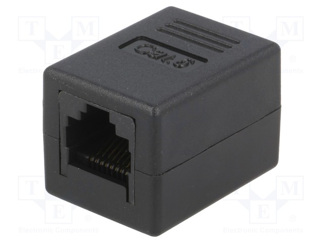 LOG-NP0034A.jpg CAT6 RJ45 JOINER UNSHIELDED PLASTIC - Image 1
