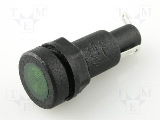 LS-1-A-Z.jpg INDICATOR 230V NEON LAMP GREEN - Image 1