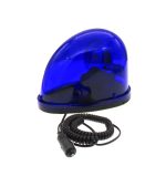 LTD1201J Rotating Warning Beacon, 12 V DC, Blue, with Siren and Car Plug