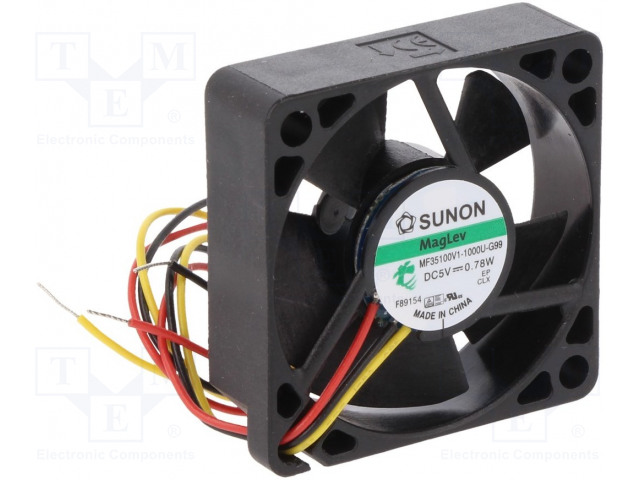 MF35100V1-G99.jpg FAN 5VDC 35C35X10MM 28dbA - Image 1