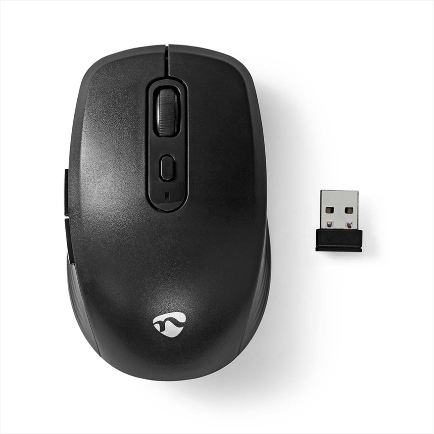 MSWS110BK.jpg Mouse Wireless 800 / 1200 / 1600 dpi Adjustable DPI - Image 1