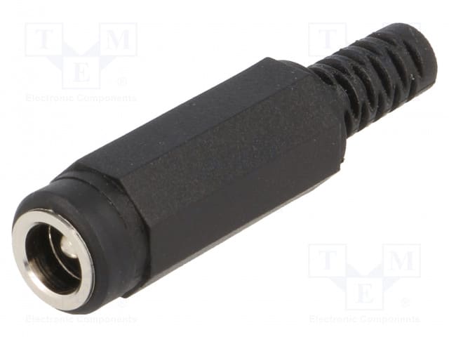 NEK-J210X2.jpg DC supply plug female 5,5/2,1mm for cable x2pcs - Image 1