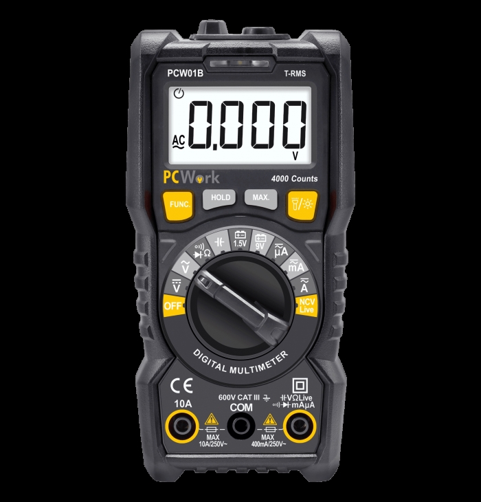 PCW01B.jpg DIGITAL MULTIMETER-TRMS ,AUTO RANGE - Image 1