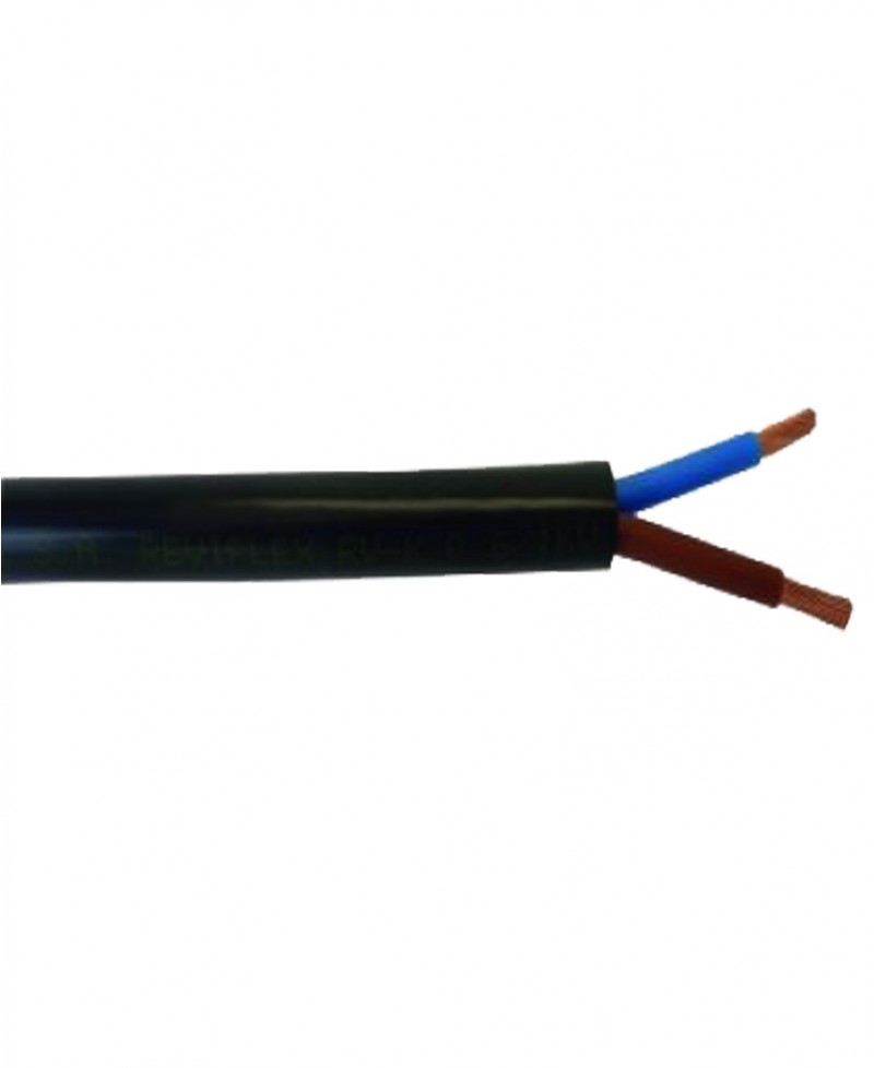 PVC2X1-FBL100.jpg Power cable 2x1.0mm flat 100m - Image 1