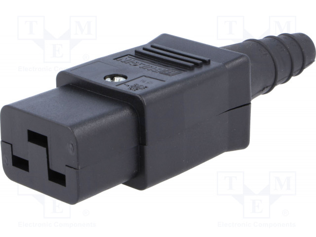 PX0599.jpg AC supply plug female 16A 250VAC IEC 60320 - Image 1