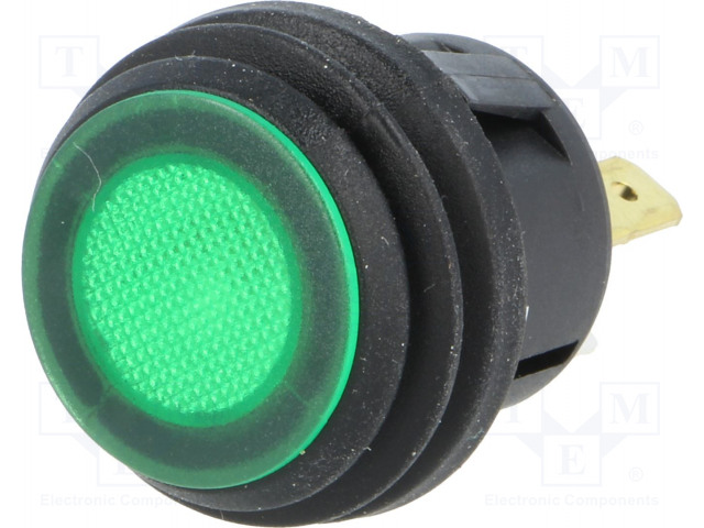 R13527D2B02BG.jpg OFF-ON 6A /250V PUSH BUTTON SWITCH 2POS - Image 1