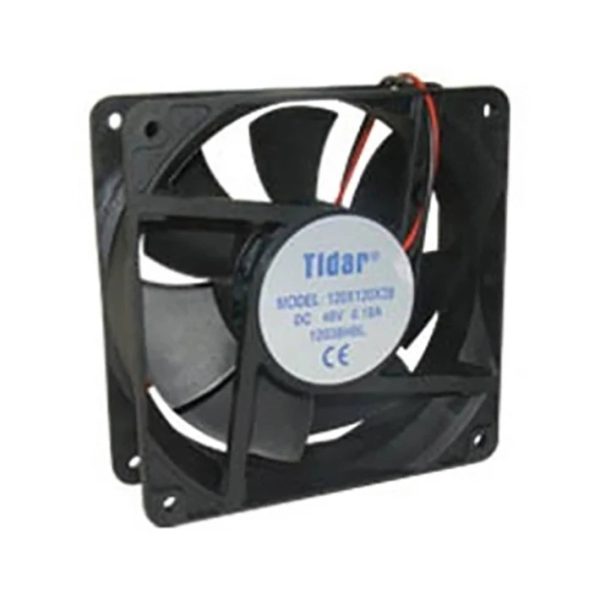 RQD12038-HSL1 DC Cooling Fan, 12 V, 120 x 120 x 38 mm, Wire Leads