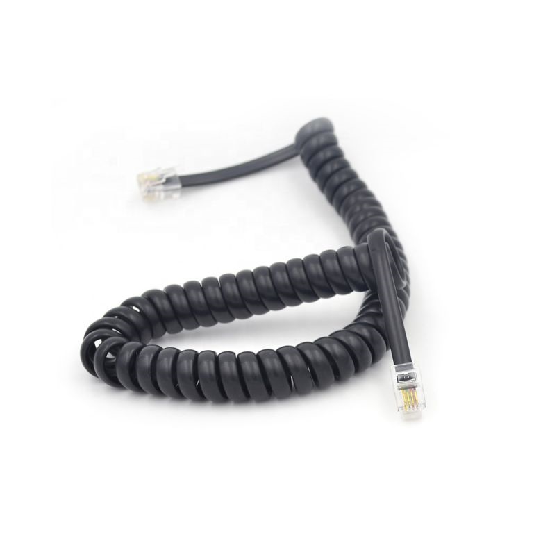 SM135-3M-BLK.jpg TELEPHONE CABLE 3M SPIRAL BLACK - Image 1