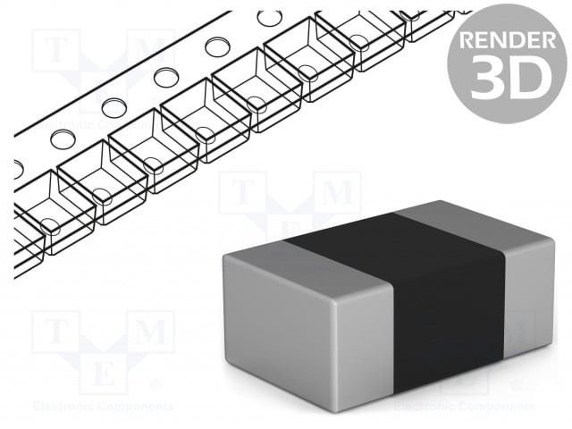 SMD0805-300RX10.jpg Thick film resistor SMD0805 300R 0.125Wx10pcs - Image 1