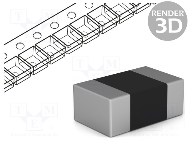 SMD0805-680KX100.jpg Thick film resistor SMD 0805 680K 0.125Wx100pcs - Image 1