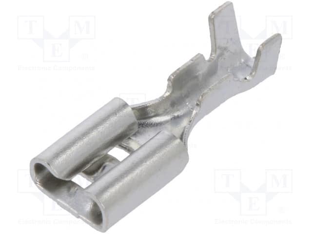 ST-003-2X20.jpg Terminal flat 4.8mm 0.5mm female 0.5÷1mm2 crimped for cable x20pcs - Image 1