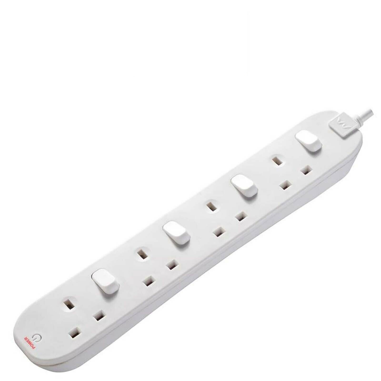 SWC4210N.jpg 4WAY 2M 13A EXTENTION WITH SWITCH - Image 1
