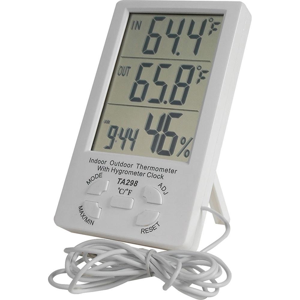 TA298.jpg IN-OUTDOOR THERMOMETER / HYGROMETER - Image 1