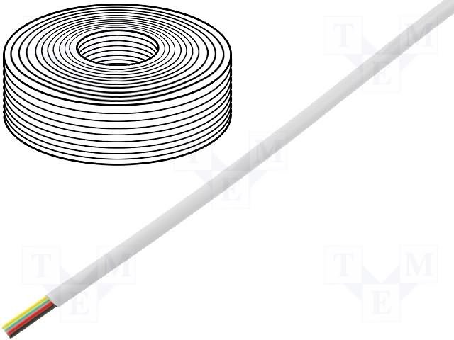 TEL-0032CCA.jpg TELECOMMUNICATION CABLE 4x28AWG - Image 1