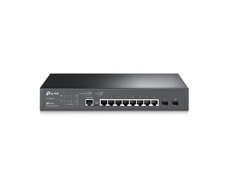 TL-SG3210.jpg 8-PORT GIGABIT L2+MANAGED SW WITH 2SFP SLOTS - Image 1