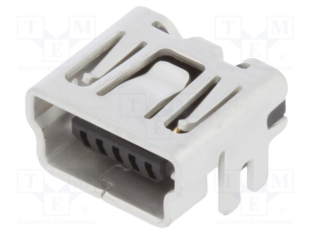 UX60SC-MB-5S8.jpg USB B MINI PCB SOCKET 5PIN HORIZONTAL - Image 1