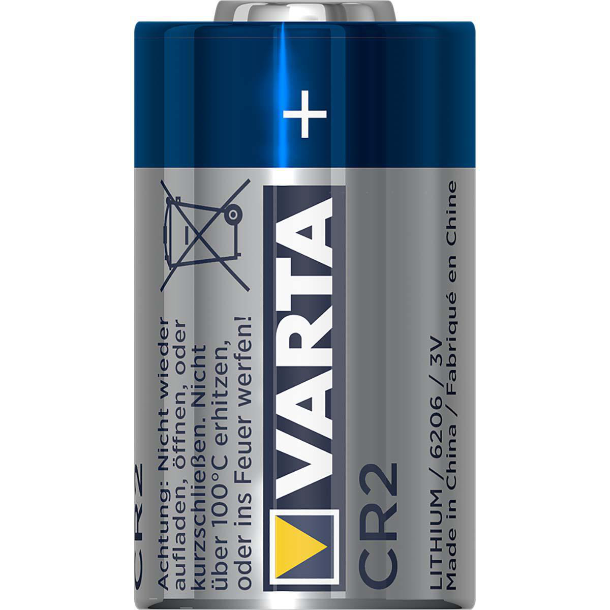VARTA-CR2.jpg Lithium Battery CR2 3 V 1-Blister - Image 1