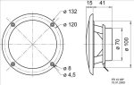 Full-Range Speaker Saltwater Resistante 10 cm 4 4 Ohm black - Image 2