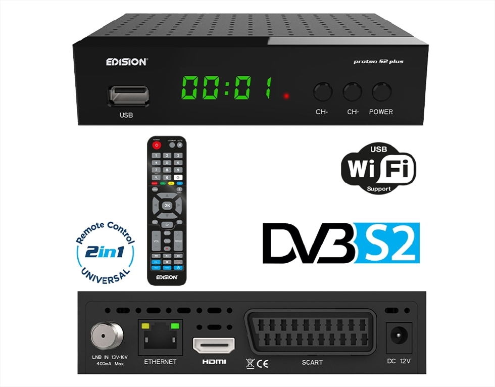 PROTON-S2-PLUS.jpg SATELLITE RECEIVER PROTON S2 PLUS - Image 1
