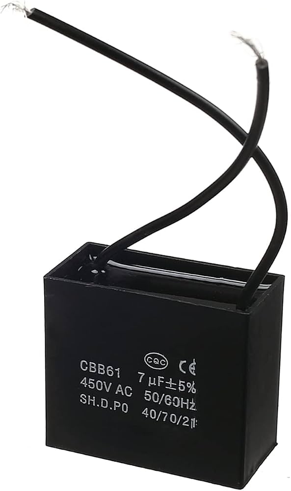 CBB61-7MF-450.jpg FAN CAPACITOR 7MF/450V POLYPROPYLE - Image 1