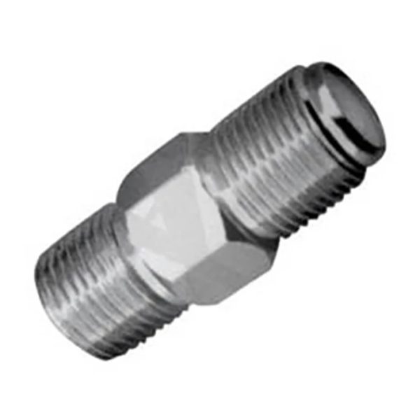 HLB3063 F-Type Female to Female Coaxial Adapters, 26 mm, Pack of 5