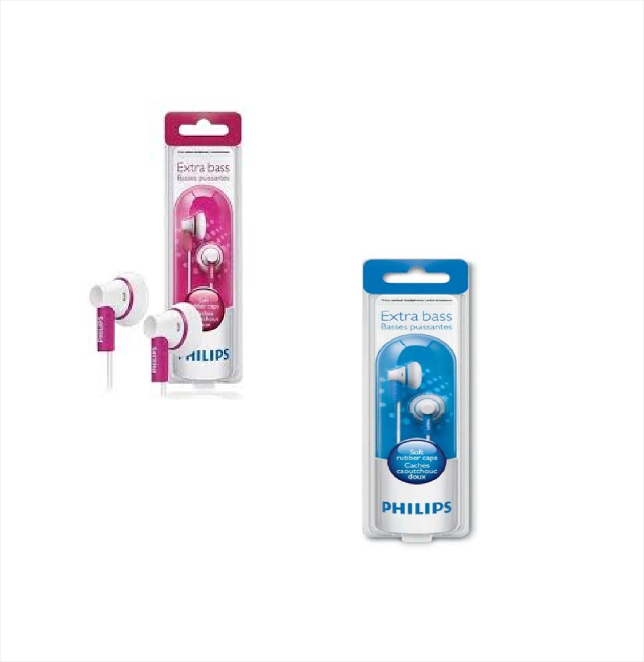 SHE3000BL.jpg EARBUD HEADPHONE WITH RUBBER CAPS - Image 1