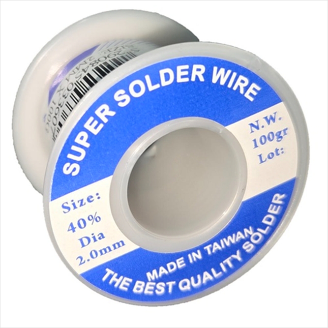033607.jpg SOLDER WIRE 2MM 100GR - Image 1