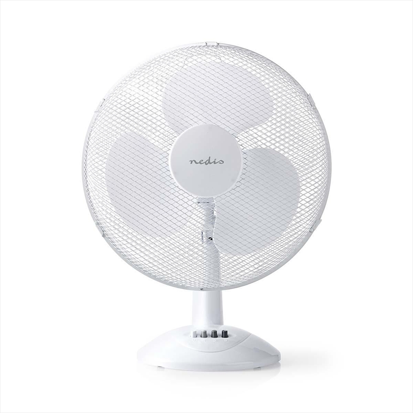 FNTB10CWT40.jpg Table Fan 40 cm Diameter 3-Speeds Oscillation Function White - Image 1