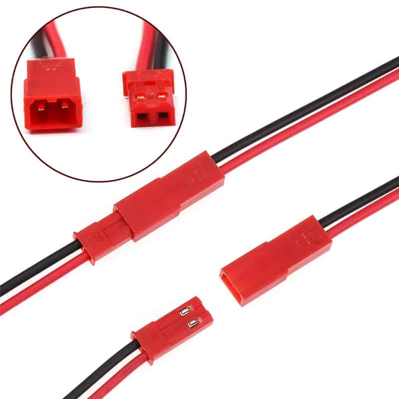03363700.jpg D477-JST 2PIN CONNECTOR WITH JST-2PIN SOCKET - Image 1