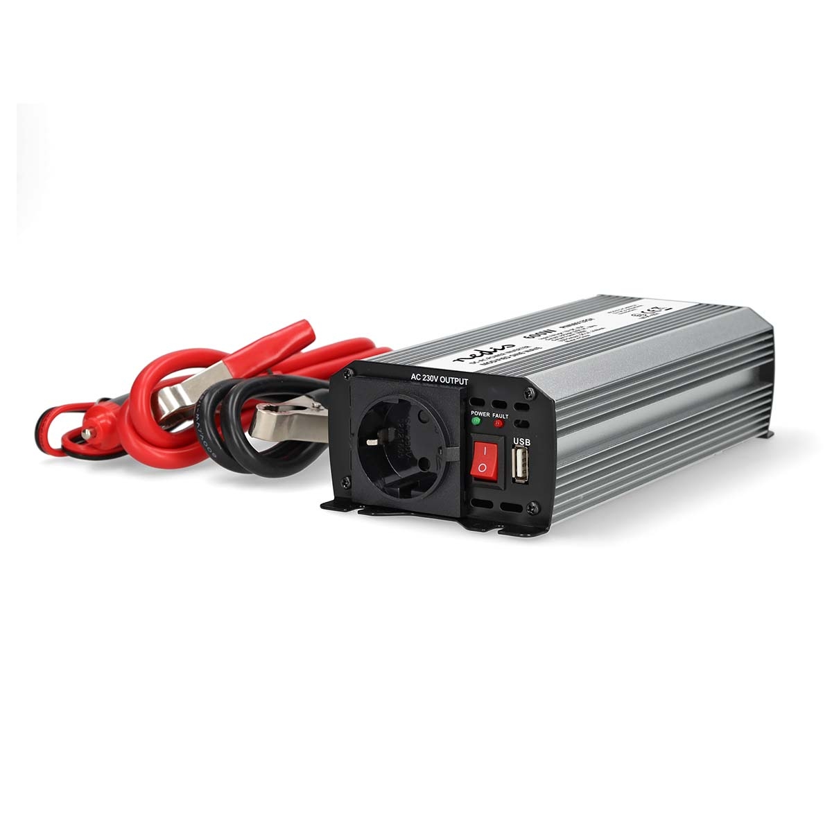 PIM30012FGY.jpg POWER INVERTER 12VDC TYPE F CEE 7/3 / USB-A 230VAC 50 HZ 600W - Image 1