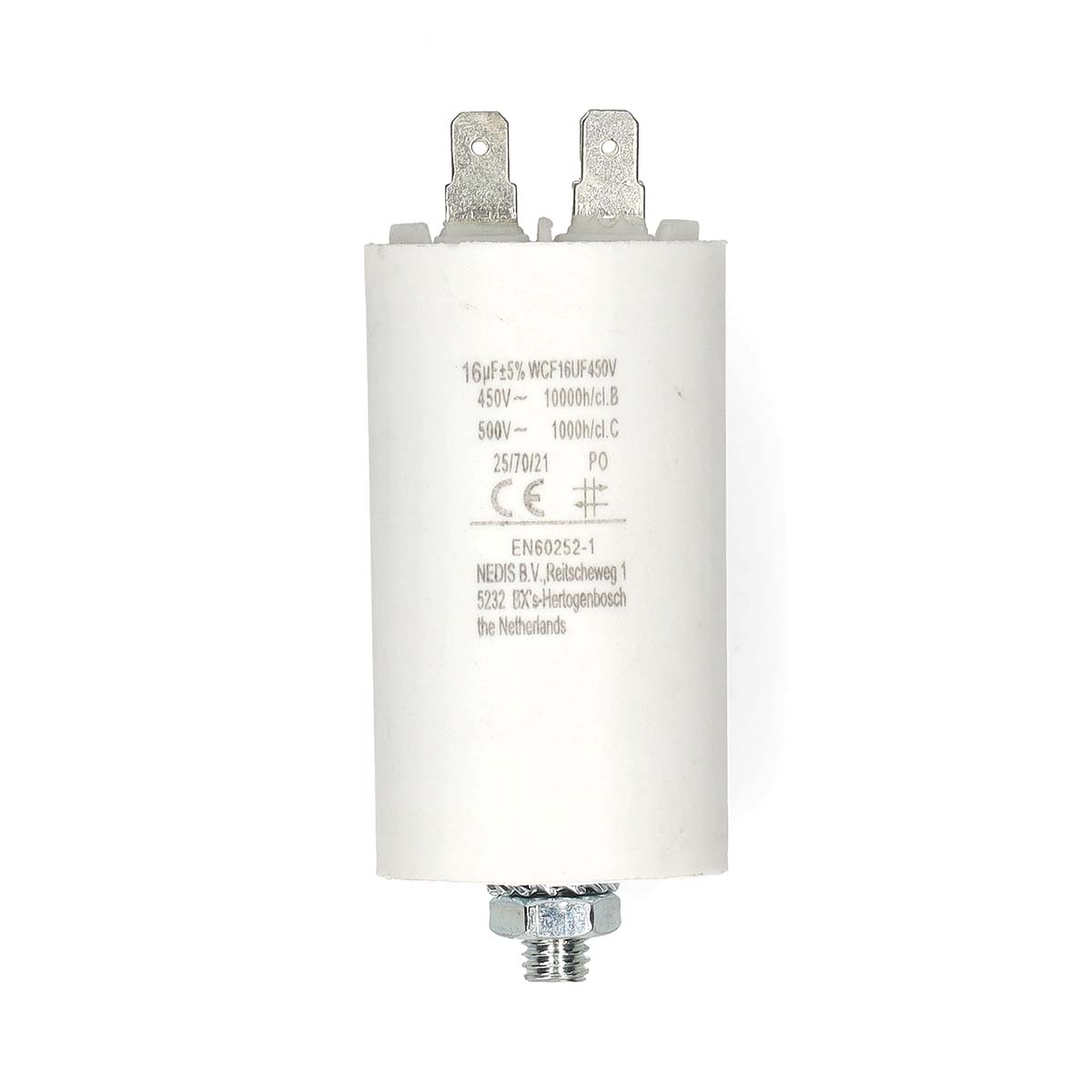 WCF16UF450V.jpg 16MF 450V MOTOR RUN CAPACITOR - Image 1