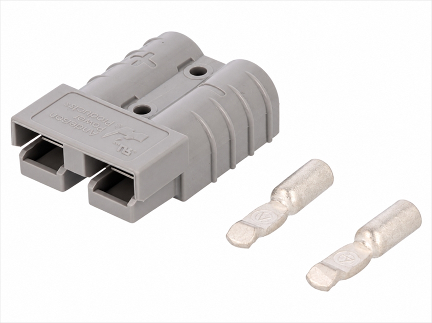 6319G1.jpg ANDERSON 6319G1 Power Products 6319G1 SB50 Connector Kit, 50 A, Grey - Image 1