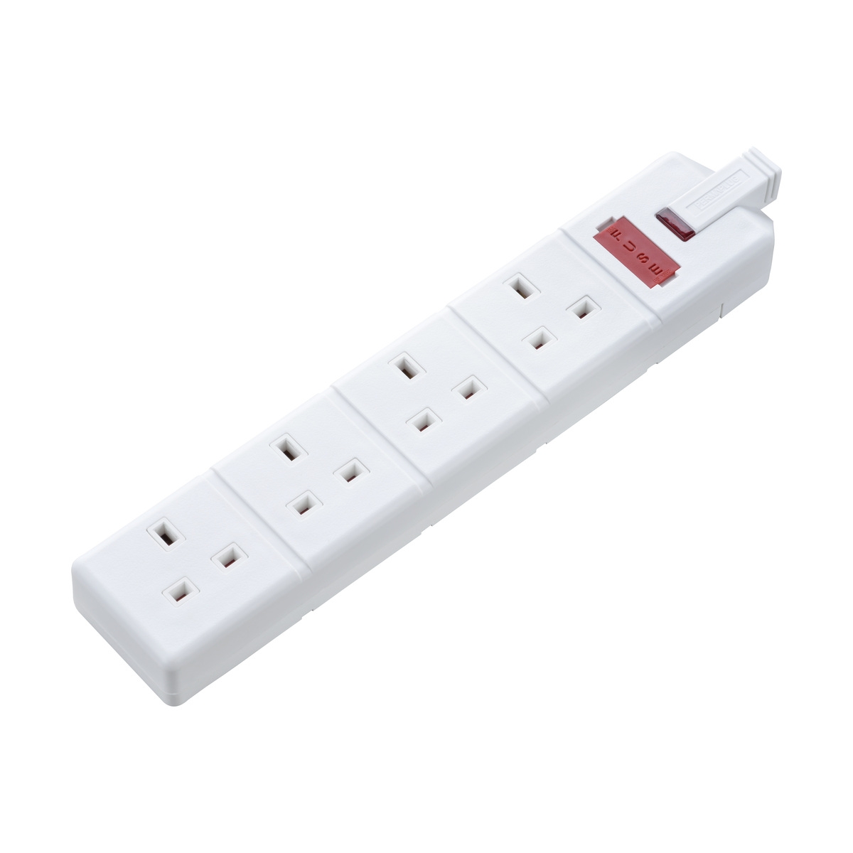 ELS134W-01.jpg Masterplug ELS134W-01 4-Way Trailing Socket, 13A - Image 1