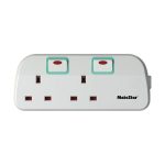 Matestar MTS-125M 2-Socket Extension Lead, 3 m, 13A
